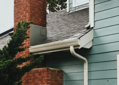 Image of a seamless gutter service. Image was taken in Kannapolis.